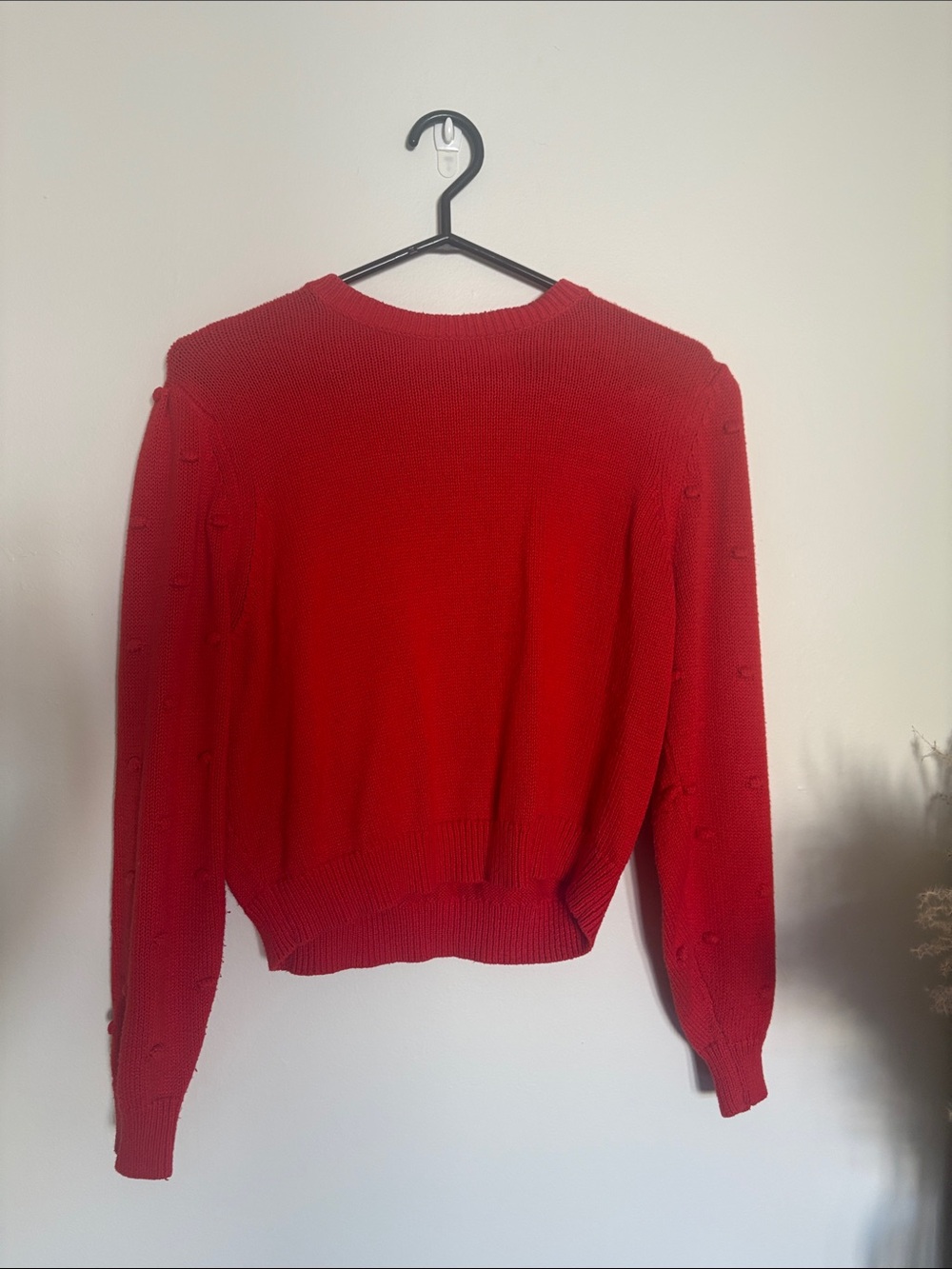 Levi's Vibrant Red Crewneck Sweater